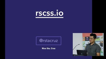 Rico St. Cruz - RSCSS: Writing CSS without losing your sanity