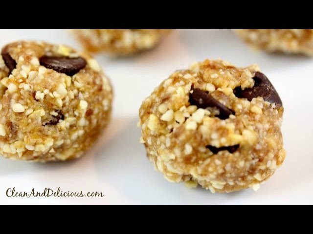 Raw Chocolate Chip Cookie Dough Bites | Clean & Delicious