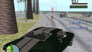 GTA San Andreas - Aim and shoot while driving