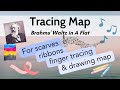 Calming tracing activity  brahms waltz in a flat  song map