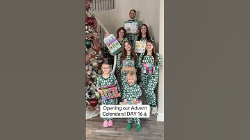OPENING DAY 16 of our ADVENT CALENDARS!🎄#shorts #christmas