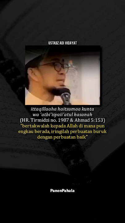 Tidak Ada Manusia Sempurna - Ustadz Adi Hidayat