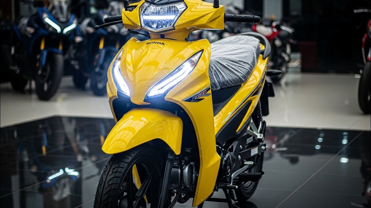 New 2026 Honda Wave 125i LED สีเหลือง โฉมใหม่ ดีไซน์สปอร์ต ประหยัดน้ำมัน ครบทุกมุม