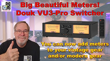 The Douk VU3 Pro offers great switching flexibility and it HAS METERS! Big colorful METERS!