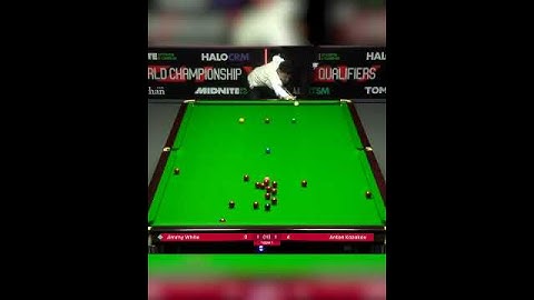 Even Jimmy White can get caught out by the three-miss rule! 😱 #snooker #billiards #shorts