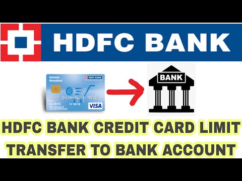 Hdfc Bank Credit Card Limit Transfer To Bank Account ! Hdfc Credit Card Limit Transfer Kare Bank Me