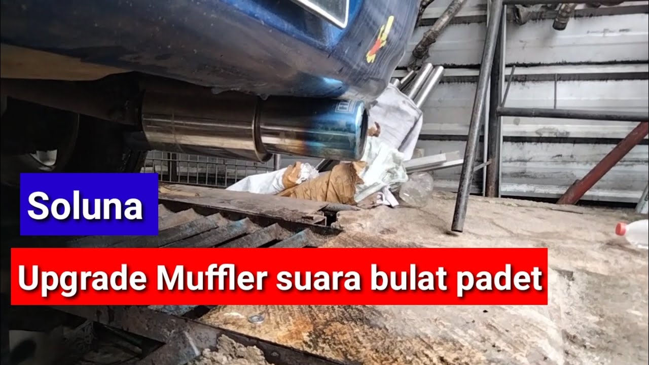 Soluna Racing Soluna upgrade Muffler racing..reson dan manifold masih ori - YouTube