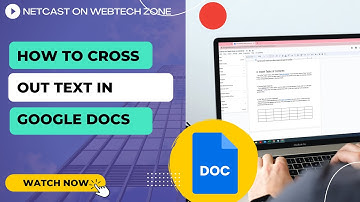 How to Cross Out Text in Google Docs | How to Cross Out Text In Google Docs Windows