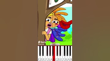 Squid game vs Poppy playtime sad story Yarnaby vs Player 230 (@Opilasokewt) - Octave Piano Tutorial