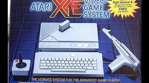 Atari XEGS 8 bit Home Computer Video Game System 1987