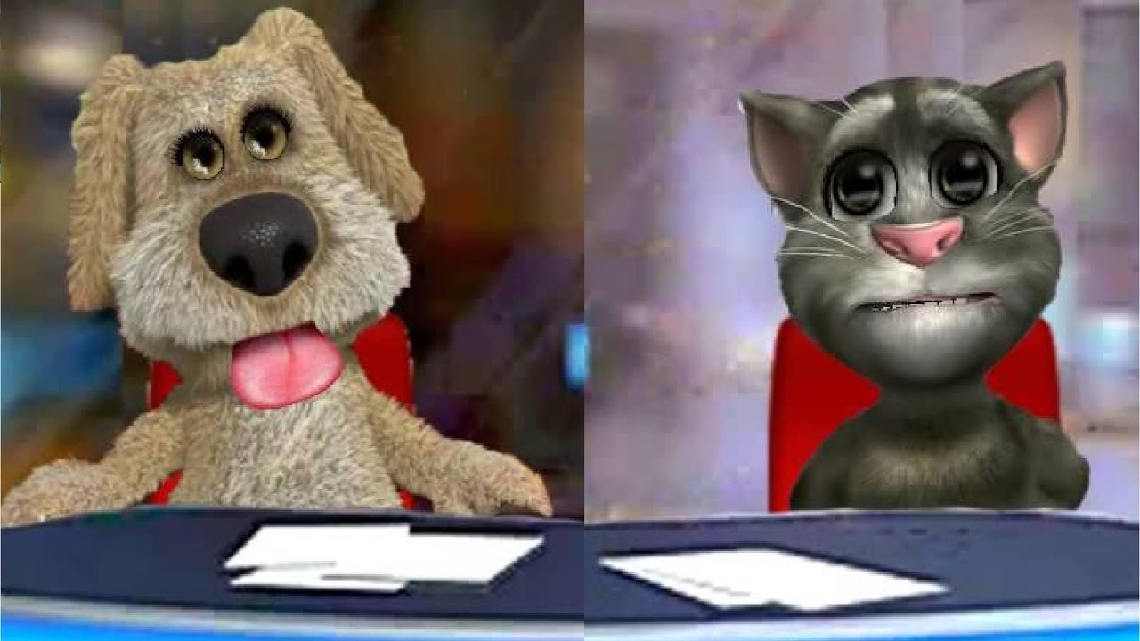 Говорящая Кошка и собака Детский игровой мультик для детей! Talking cat