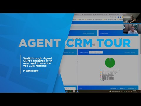 Agent CRM Tour with user Luis Moreno