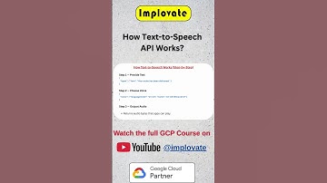 How Text-to-Speech API Works 🔁 | Google Cloud #implovate #gcp #googlecloud #learngcp
