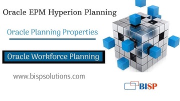 Getting Started with Oracle Planning | Oracle PBCS | Oracle Planning Properties | Oracle EPM BISP