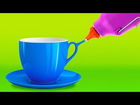 Video: Wie Man Aus Einer Zerbrochenen Tasse Eine Heiße Tasse Macht