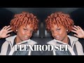 FLEXIROD SET ON SHORT/MEDIUM NATURAL HAIR (TYPE 4 HAIR)