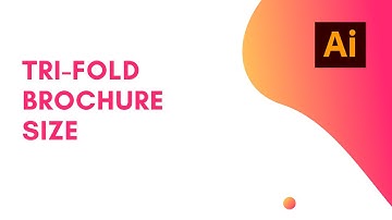 Tri Fold Brochure Size in adobe Illustrator 2021