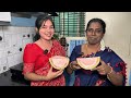 என் மருமகள் எங்களுக்கு செய்த Fruit Ice Cream Taste Vera Level - Summer Spl Watermelon Ice Cream!!