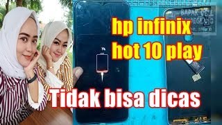 Cara mengatasi Hp infinix Hot 10 play Tidak Bisa di Charger