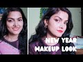 2make up look for new year party|new year party look|red lips make up look