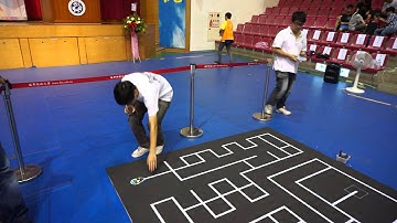2013 Taiwan Line Maze Contest - the champion with diagonal runs