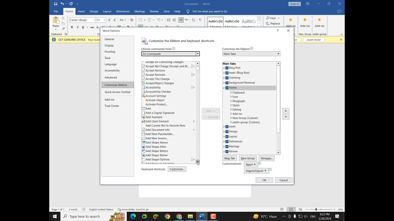 How To Add Add In Features In Microsoft Word Step by Step Guide YouTube How To Add Add In Features In Microsoft Word Step by Step Guide YouTube