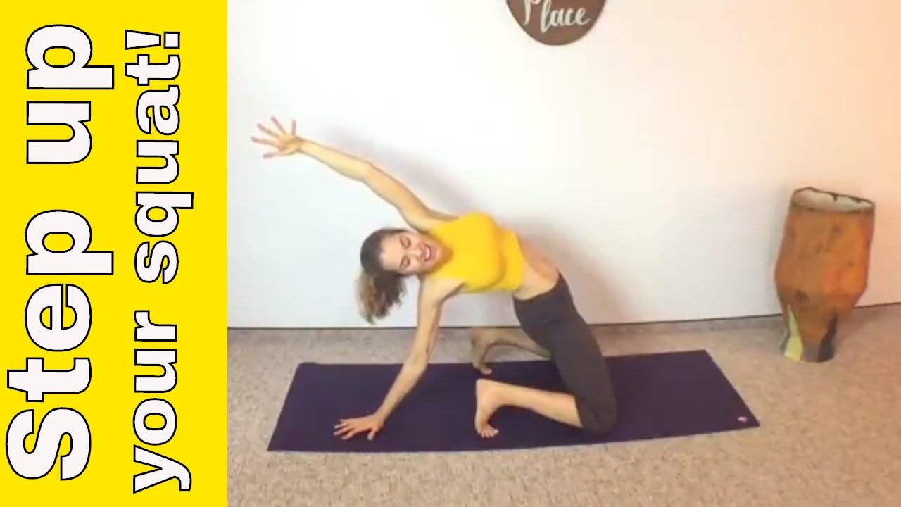 diastasis recti treatment exercise Deep Squat Progression {Intermediate - Advanced}