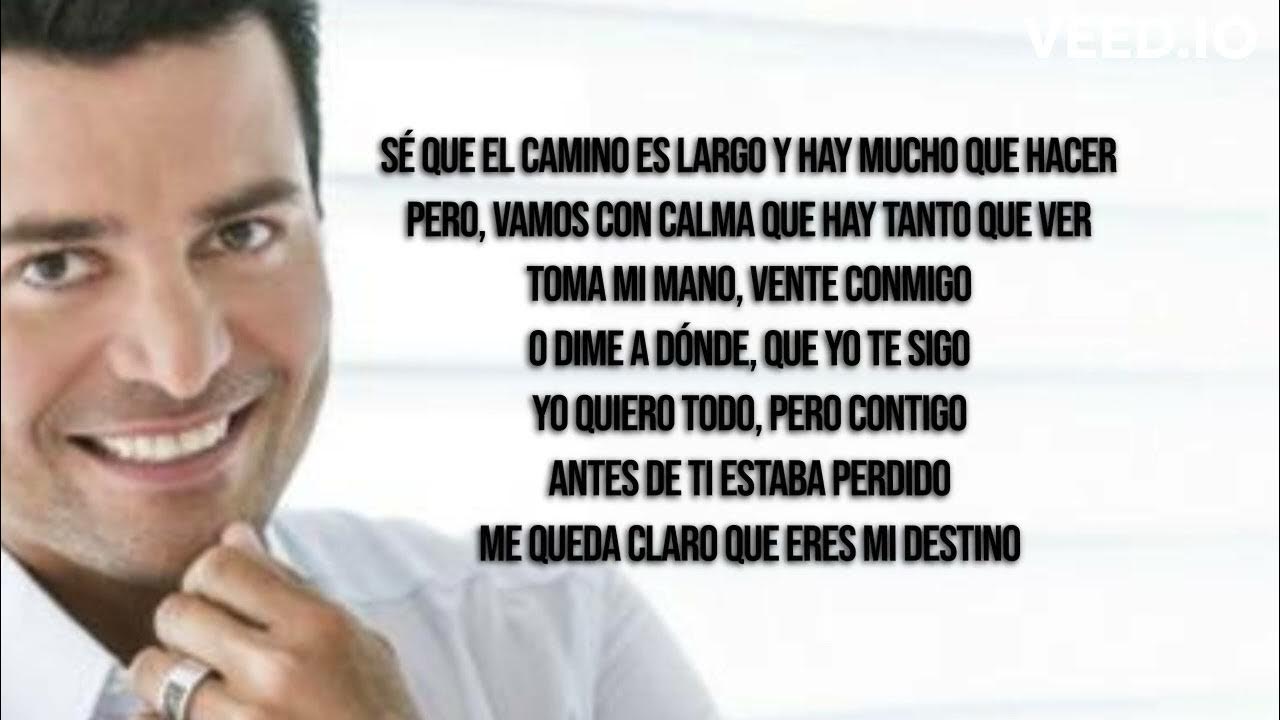 Chayanne Te Amo y Punto (LETRA) Estoy a tu lado y no me lo creo YouTube