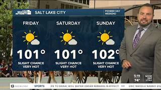 Triple-digit heat, weekend thunderstorms and flash flood risk
