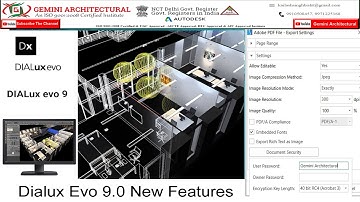 Dialux Evo 9 New Features Document and Password (Gemini Architectural)