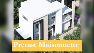 Building a Precast Maisonnette with Precast concrete .