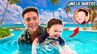 Thumbnail for ARTURO REACCIONA POR PRIMERA VEZ A UNA PISCINA 😱 César Pantoja 🔥