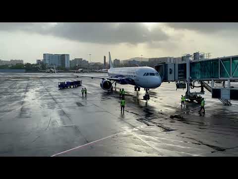 IndiGo Flight Arrives in Style | Aerobridge Docking & Apron Action! #shorts