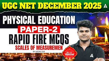 UGC NET Physical Education Scales Of Measurement Rapid Fire MCQs By Monu Sir