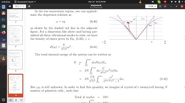 Debye theory of specific heat