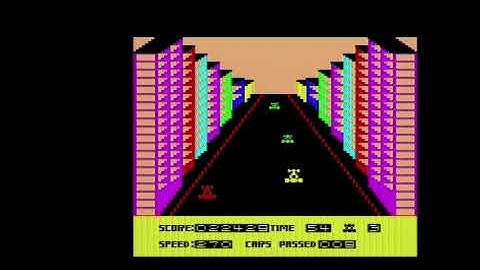 Death Race - Vic-20 +8k - Real Hardware