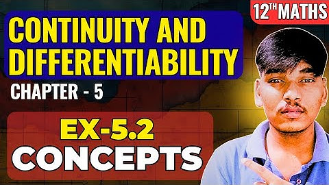 Class 12 Maths Ex 5.2 introduction | Differentiability & Chain Rule with NCERT Examples 21-23