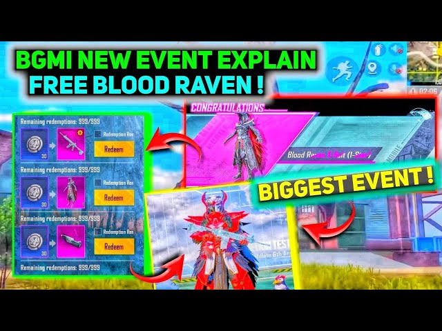 Free X Suit ✅ | how to get free blood raven x suit in bgmi 2024 | bgmi me free me x suit kaise le class=