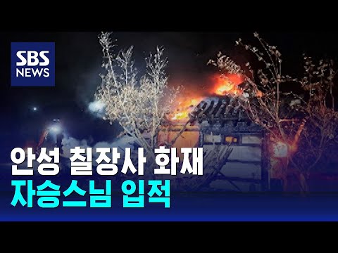 안성 칠장사 화재…전 조계종 총무원장 자승스님 입적 / SBS