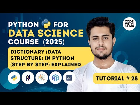 Python Dictionary Data Structure | Python for Data Science Beginners | Data Science Tutorial # 28