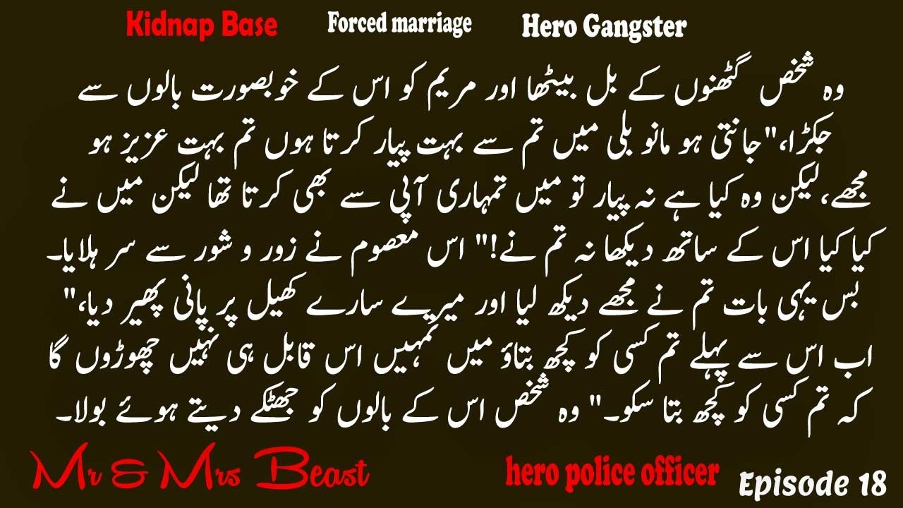 Mr and Mrs Beast | Maryam Fayyaz | Episode 18 | revenge |strong girl | police  