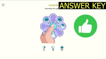 Dop 3 LEVEL 82 Assemble the spinner, (ANSWER KEY) DOP 3 Displace One Part Gameplay - Walkthrough