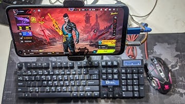 Blood strike Solo vs squad with keyboard and mouse on an Android phone