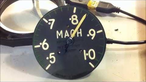 Arduino stepper gauge Mach Meter conversion