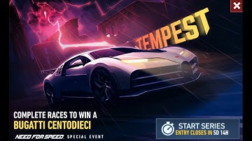 Need For Speed No Limits: Bugatti Centodieci | Tempest (Day 1 - Hurricane)