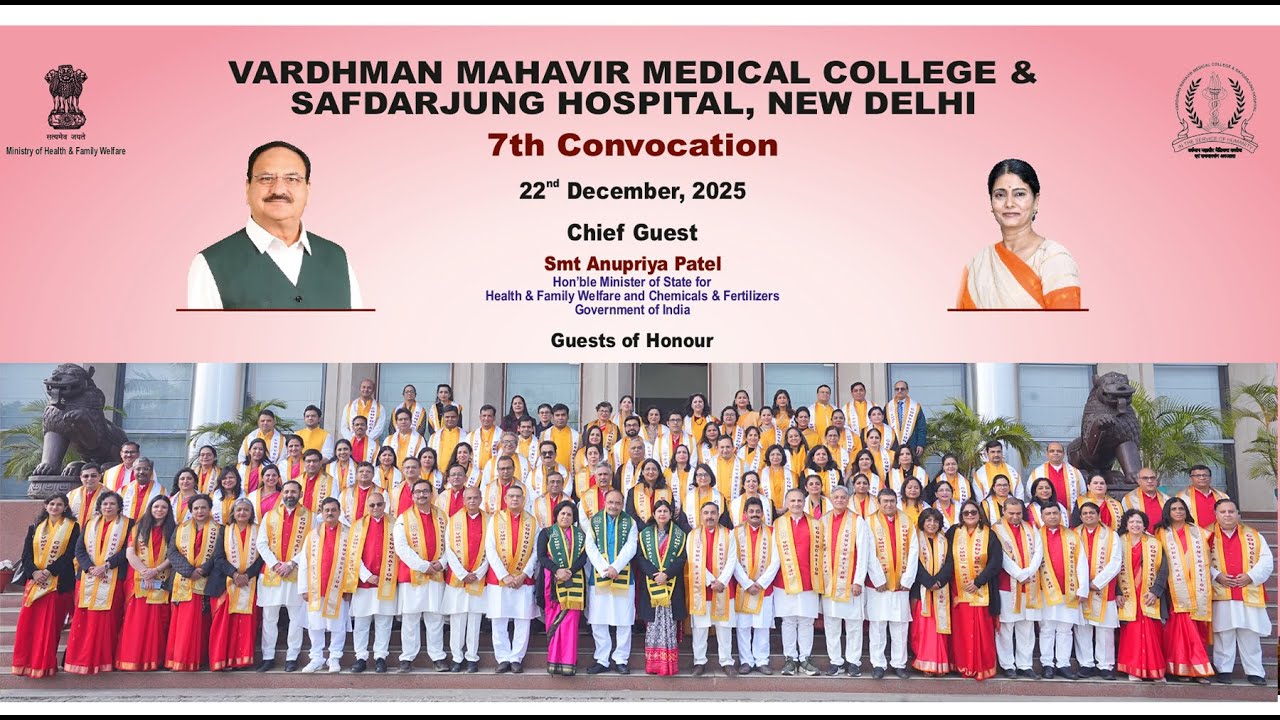7th CONVOCATION OF VMMC & SAFDARJUNG 2025 || HIGHLIGHT