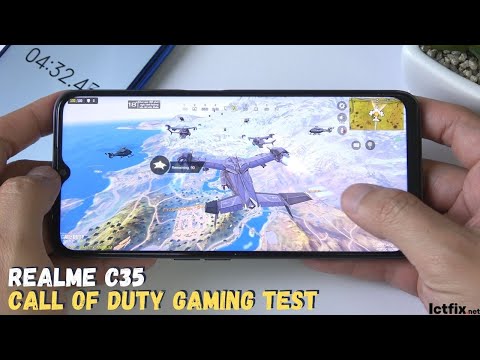 Realme C35 Call of Duty Gaming test | Unisoc T616