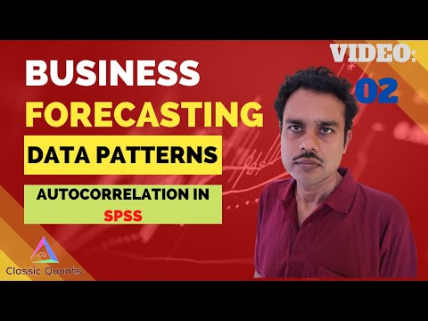 2. Exploring data patterns and use of Autocorrelation | Business Forecasting @classicquants778