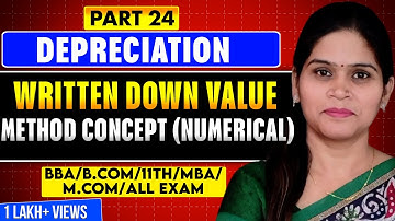 Written Down Value Method | Depreciation | Depreciation Accounting | Accounting For Depreciation