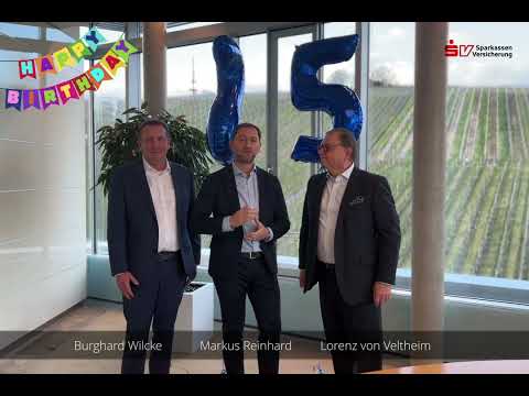 25 Jahre VEMA - Jubiläumsgrüße der SV SparkassenVersicherung